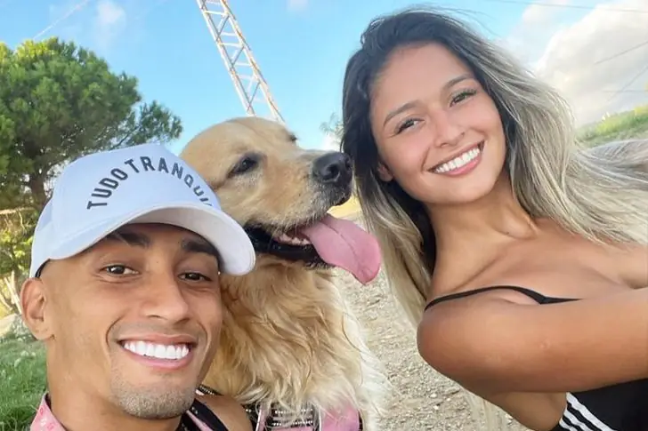 Raphinha e Natalia Rodrigues