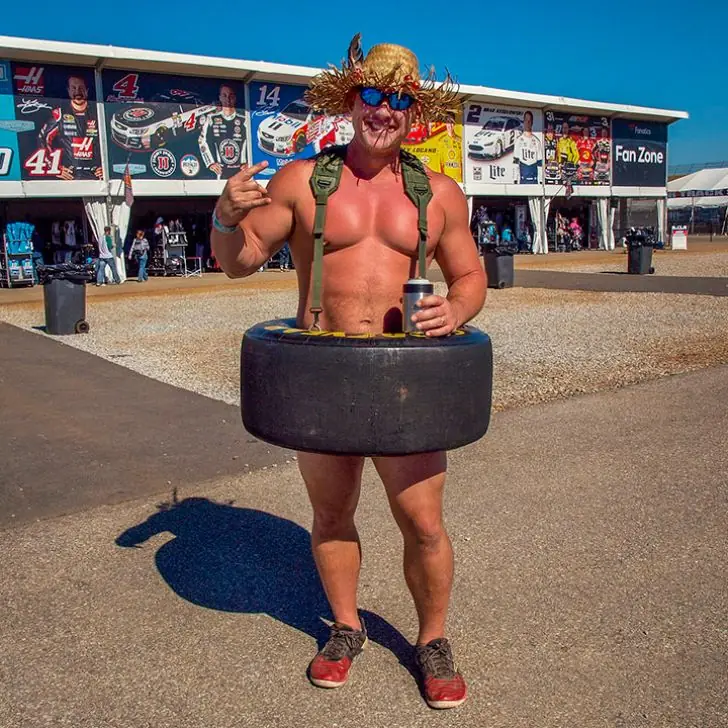 Tire-d Of His Everyday Getup