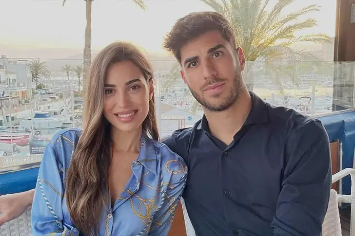 Marco Asensio y Sandra Garal