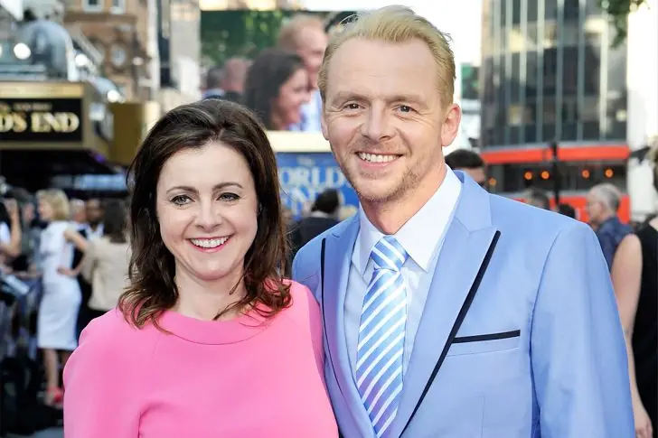 Simon Pegg (52) and Maureen Mccann (Undisclosed) – 17 Years Together