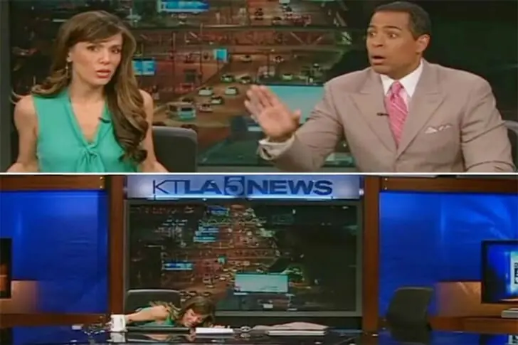 Earthquake on Live TV