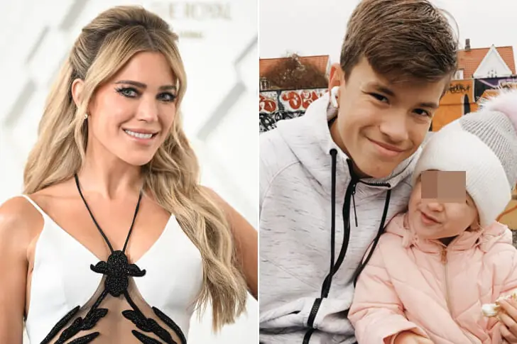 SYLVIE MEIS (45) – SOHN DAMIAN VAN DER VAART (17)
