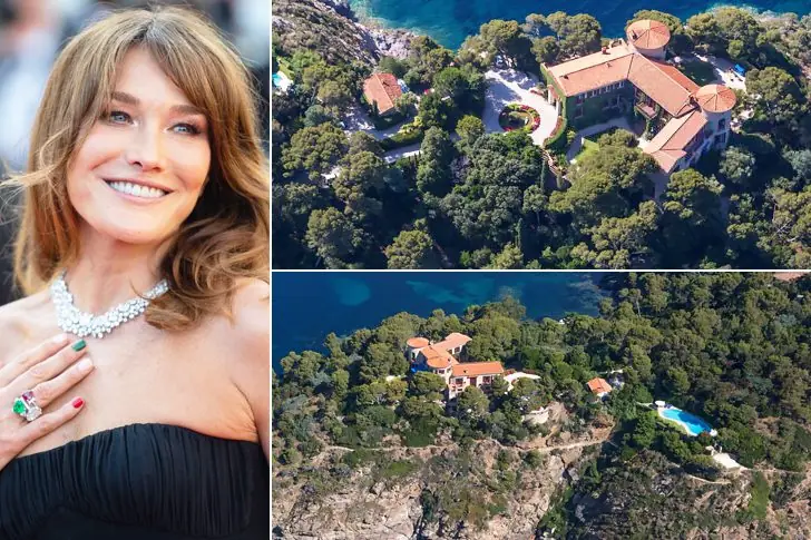 Carla Bruni – Le Château de Faraghi au Cap Nègre