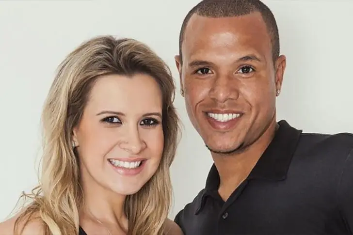Luís Fabiano e Juliana Paradela