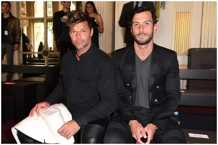 Ricky Martin and Jwan Yosef