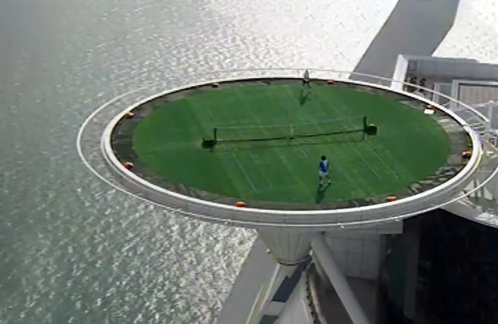Tennis Taken to Much Higher Levels