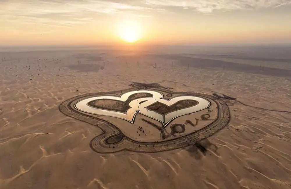 Heart in the Desert: The Love Lake of Dubai
